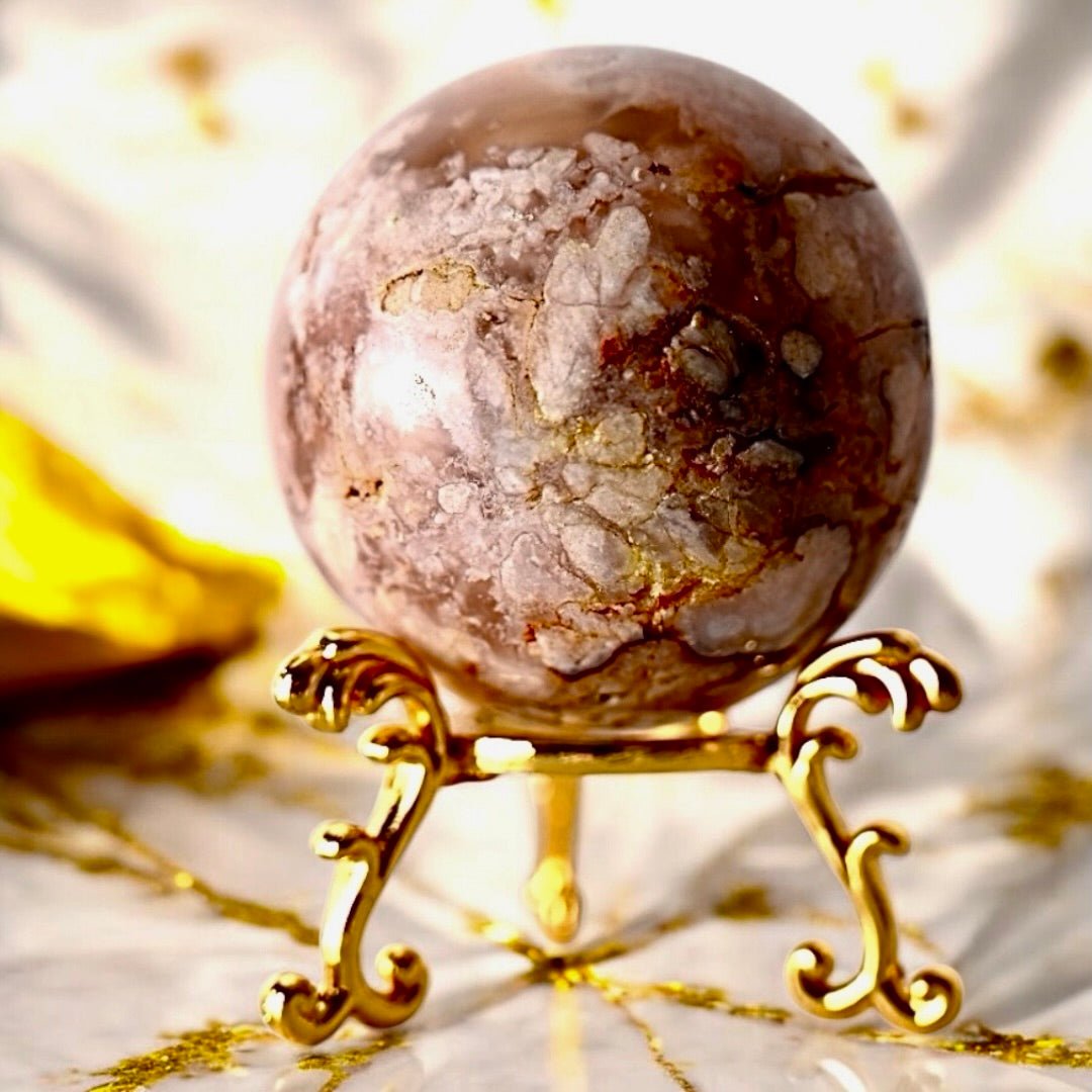 Kirschblüten Achat Kugel - CrystalScents