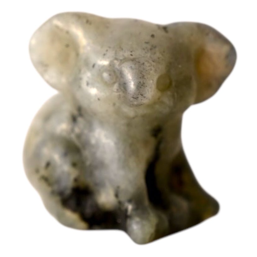 Koala aus Labradorit - CrystalScents