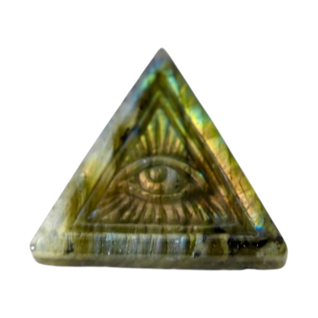 Labradorit Auge in Dreieck - CrystalScents