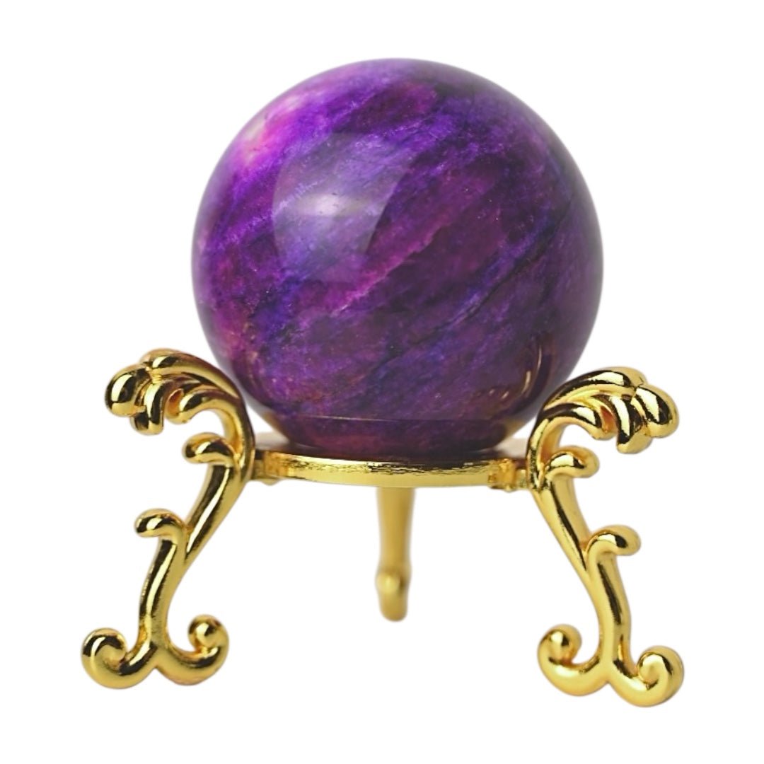 Lila Mondstein Kugel - CrystalScents