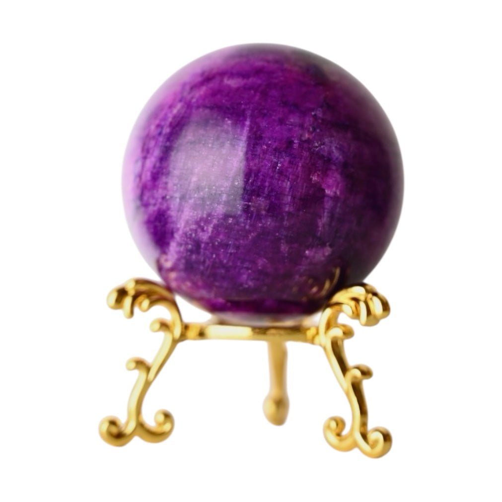 Lila Mondstein Kugel - CrystalScents