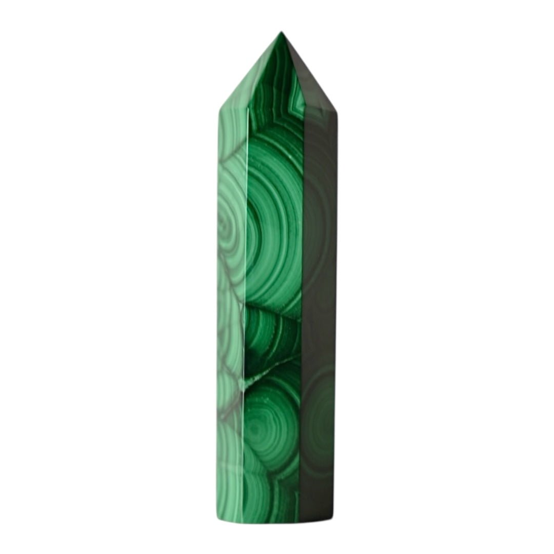 Malachit Obelisk - CrystalScents