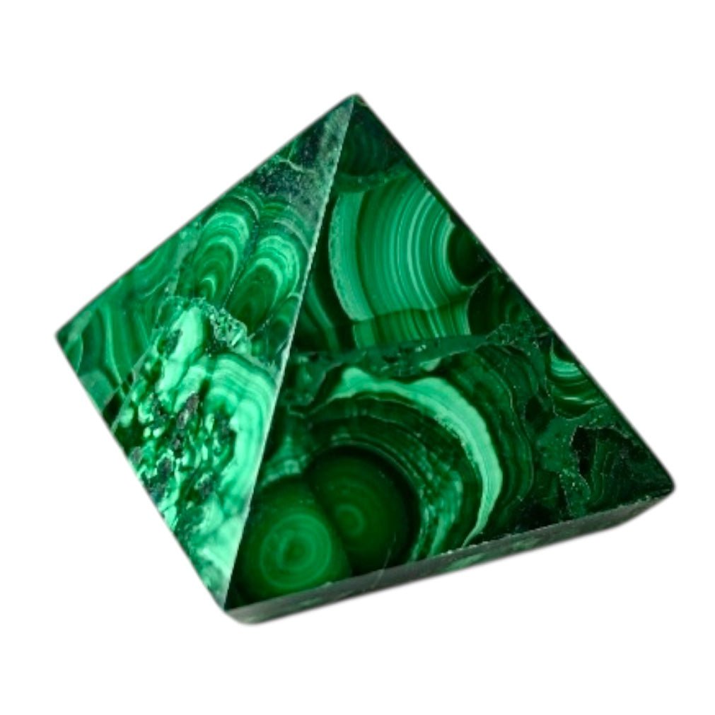 Malachit Pyramide - CrystalScents