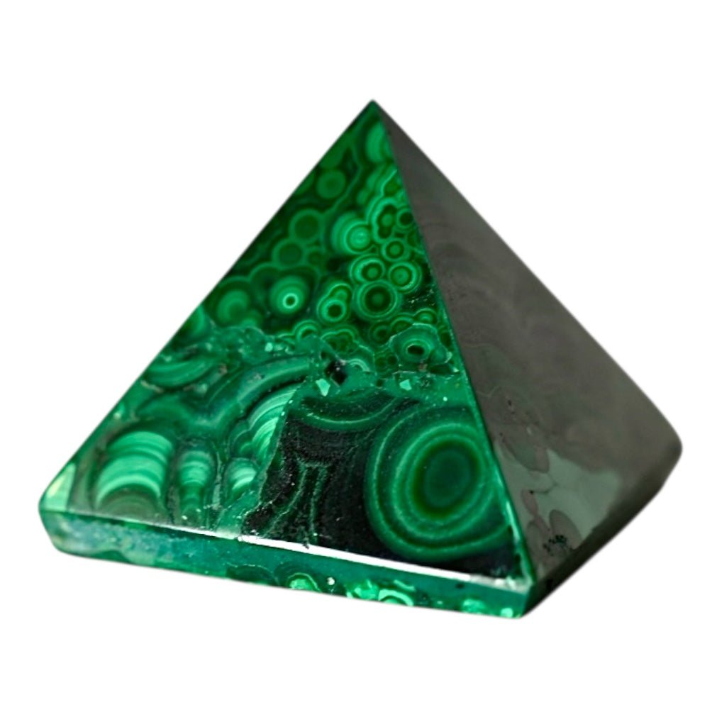 Malachit Pyramide - CrystalScents