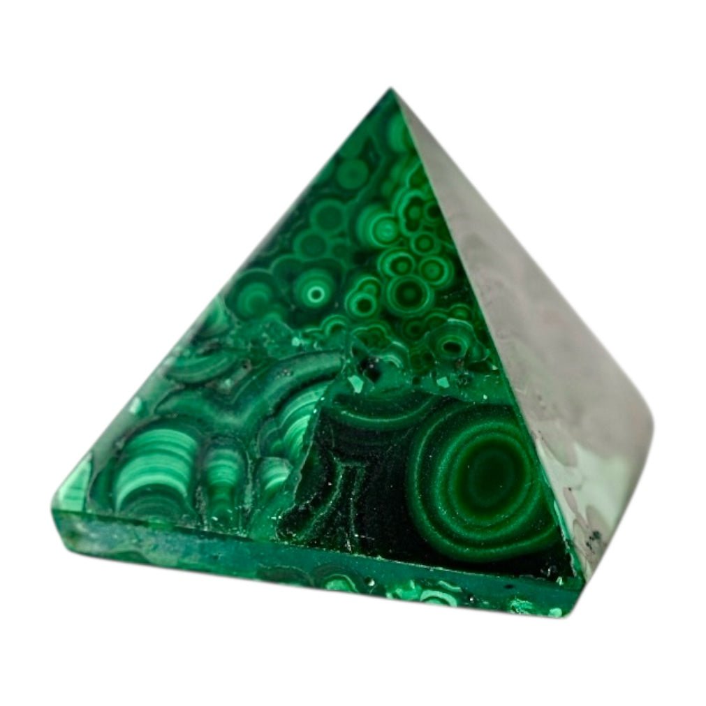 Malachit Pyramide - CrystalScents