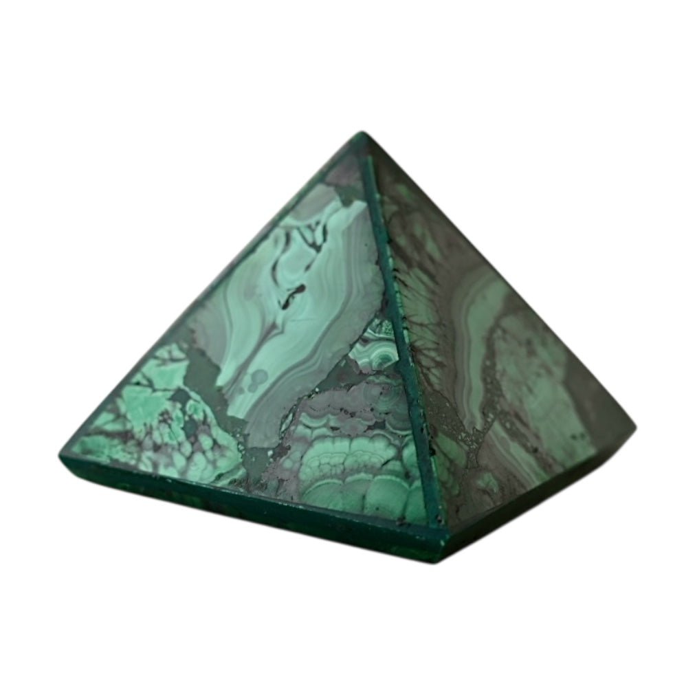 Malachit Pyramide - CrystalScents