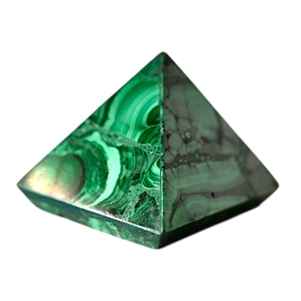 Malachit Pyramide - CrystalScents