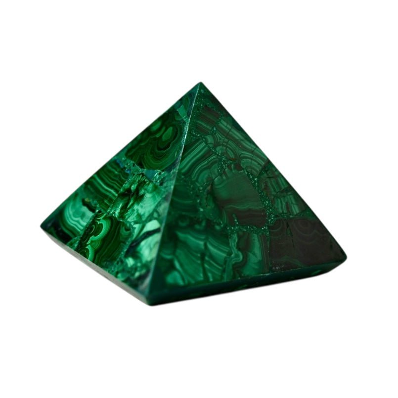 Malachit Pyramide - CrystalScents