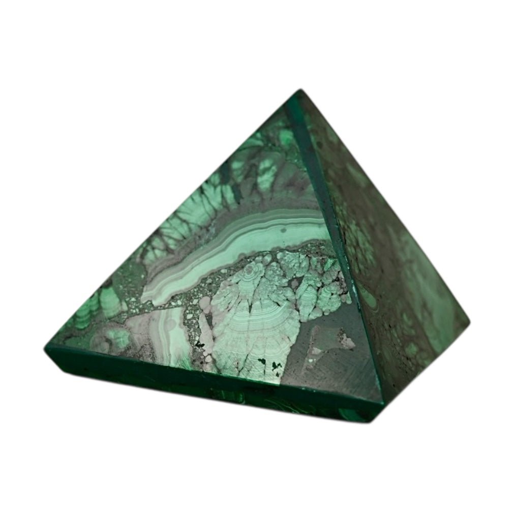 Malachit Pyramide - CrystalScents