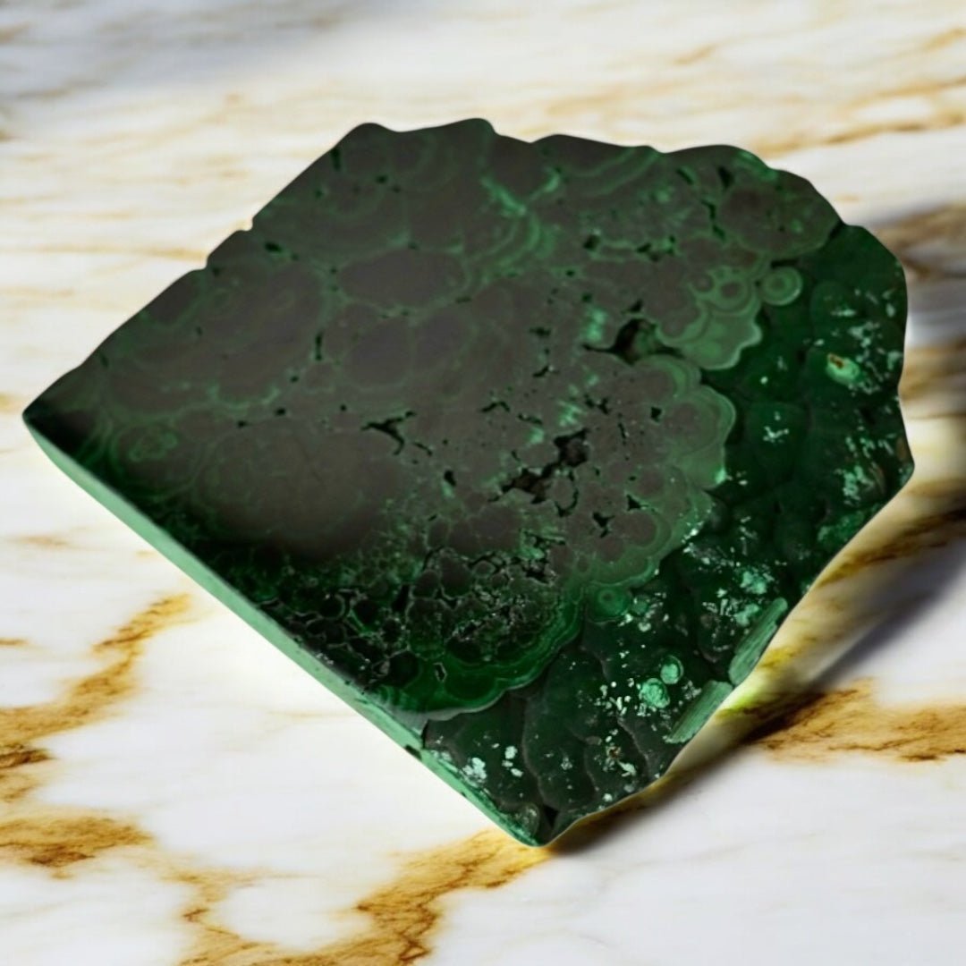 Malachit Scheibe - CrystalScents
