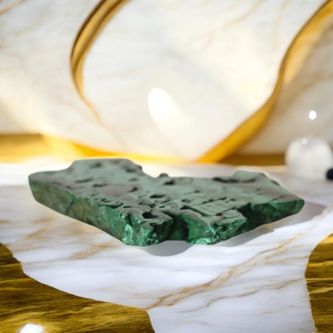 Malachit Scheibe - CrystalScents