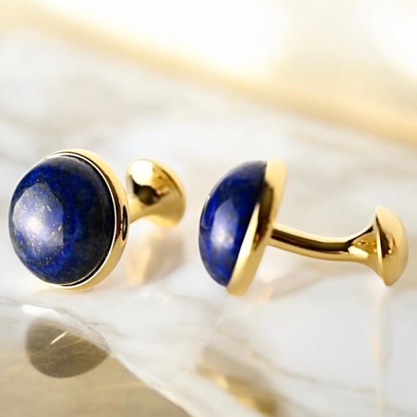 Manschettenknöpfe Lapislazuli - CrystalScents
