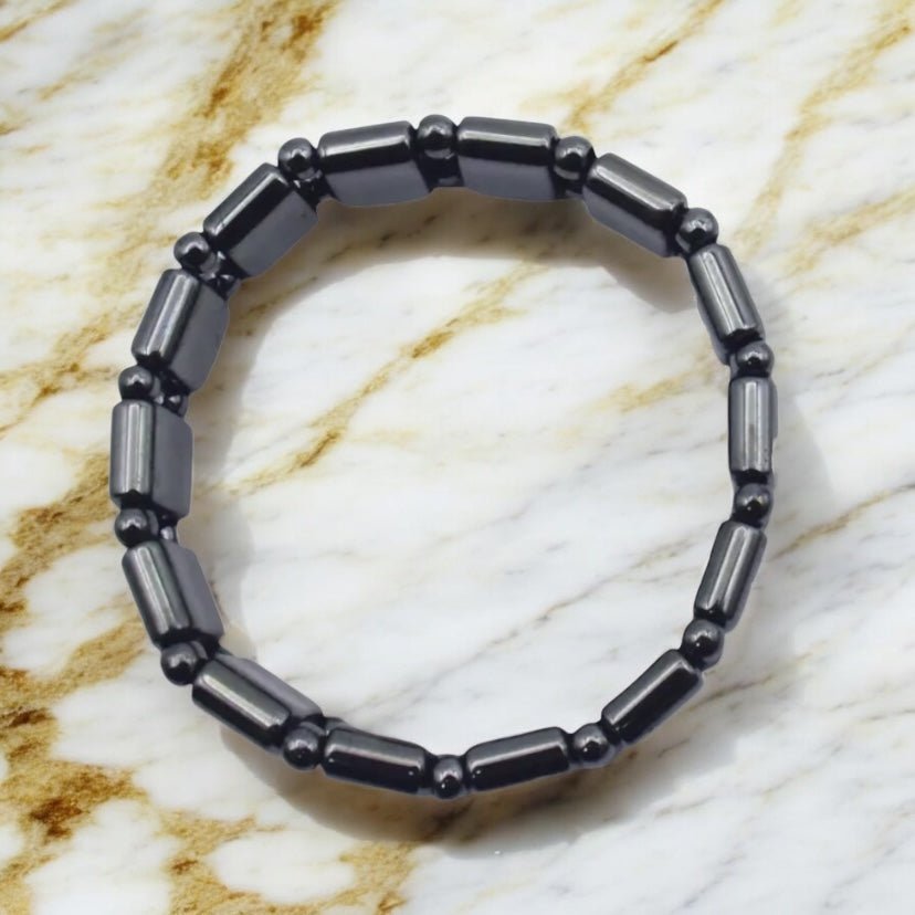 Markantes Hämatit Armband - CrystalScents