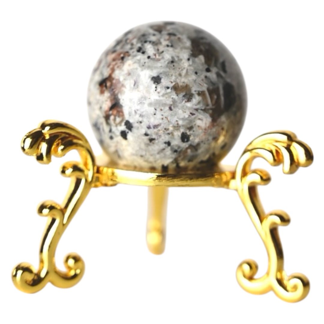 Mini Flammenstein Kugel - CrystalScents