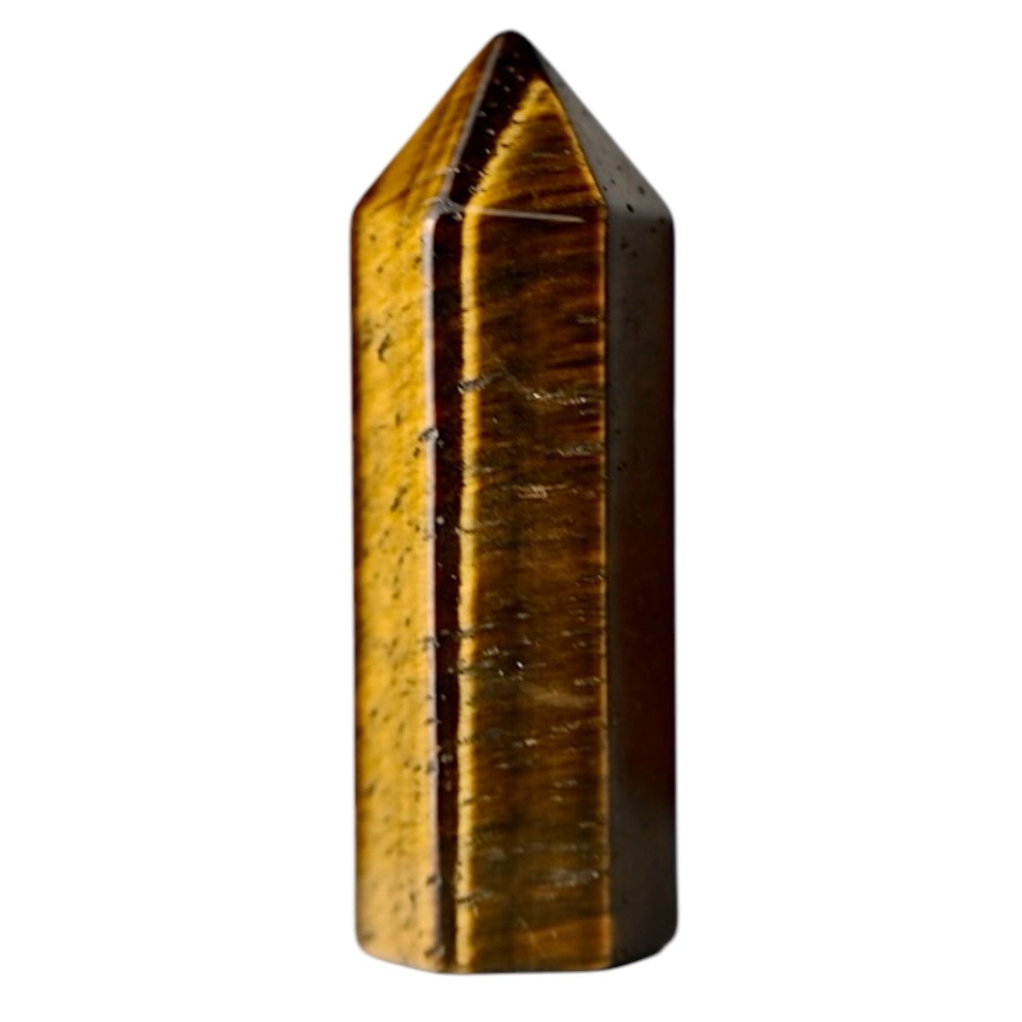 Mini Tigerauge Obelisk - CrystalScents