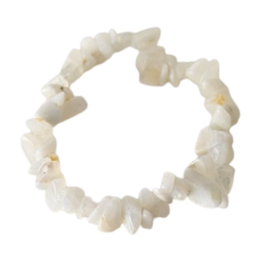 Mondstein Splitterarmband - CrystalScents