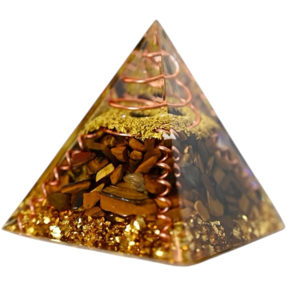 Orgonit Pyramide Tigerauge - CrystalScents