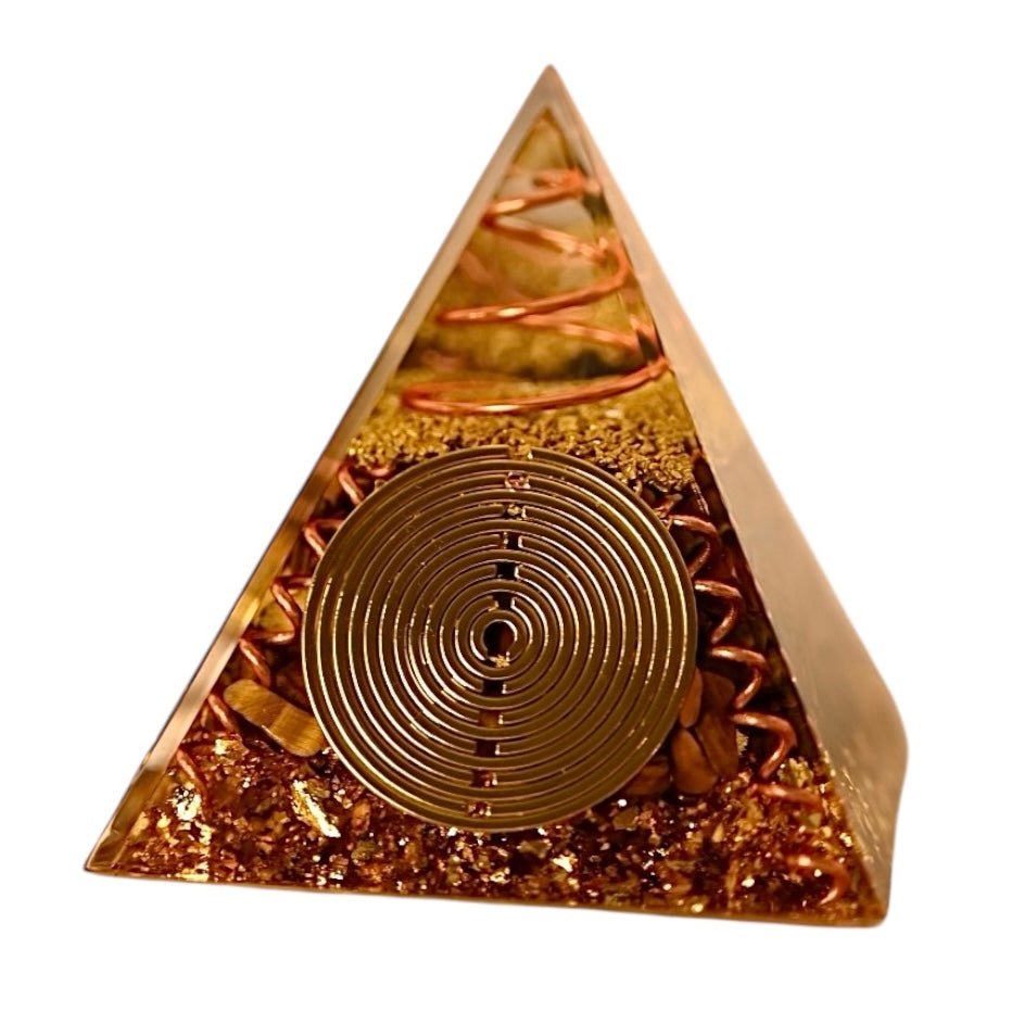Orgonit Pyramide Tigerauge - CrystalScents