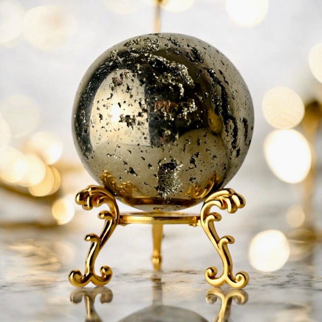 Reine Pyrit Kugel - CrystalScents