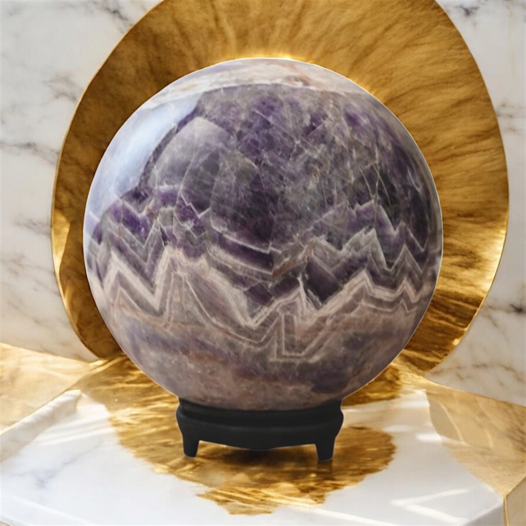 Riesige Amethyst Kugel - CrystalScents