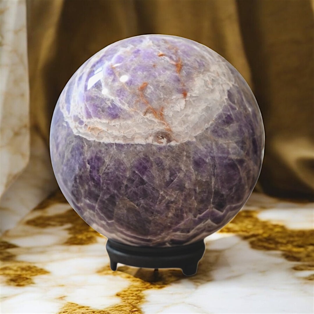 Riesige Amethyst Kugel - CrystalScents
