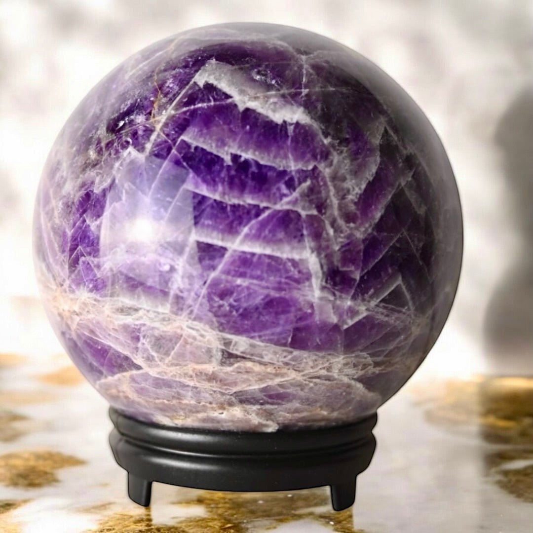 Riesige Amethyst Kugel - CrystalScents
