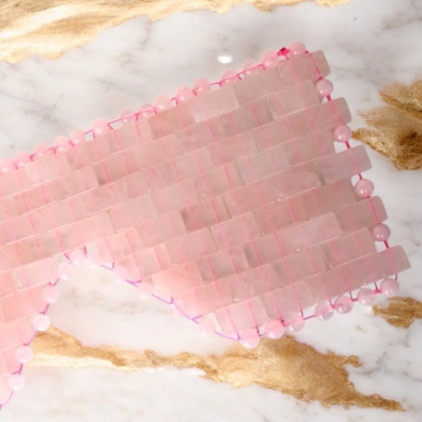 Rosenquarz Gesichts - Maske - CrystalScents