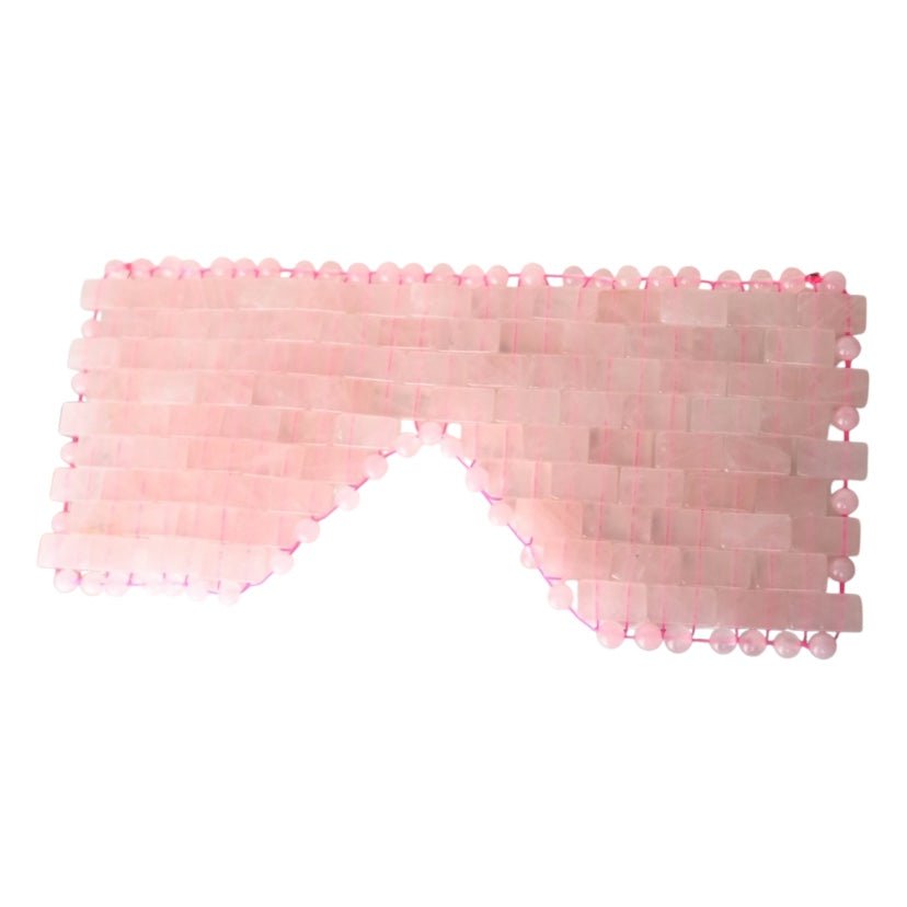 Rosenquarz Gesichts - Maske - CrystalScents
