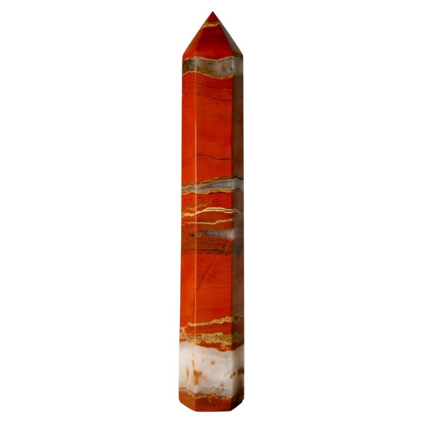 Roter Jaspis Obelisk - CrystalScents