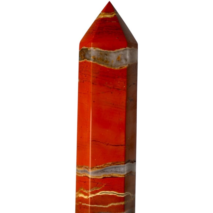 Roter Jaspis Obelisk - CrystalScents