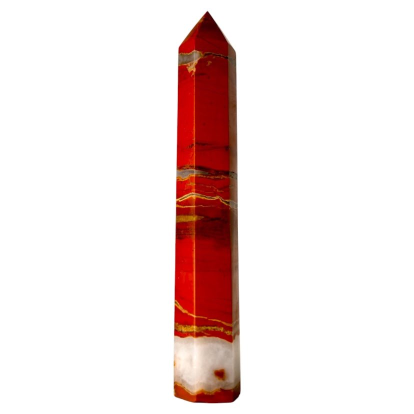 Roter Jaspis Obelisk - CrystalScents