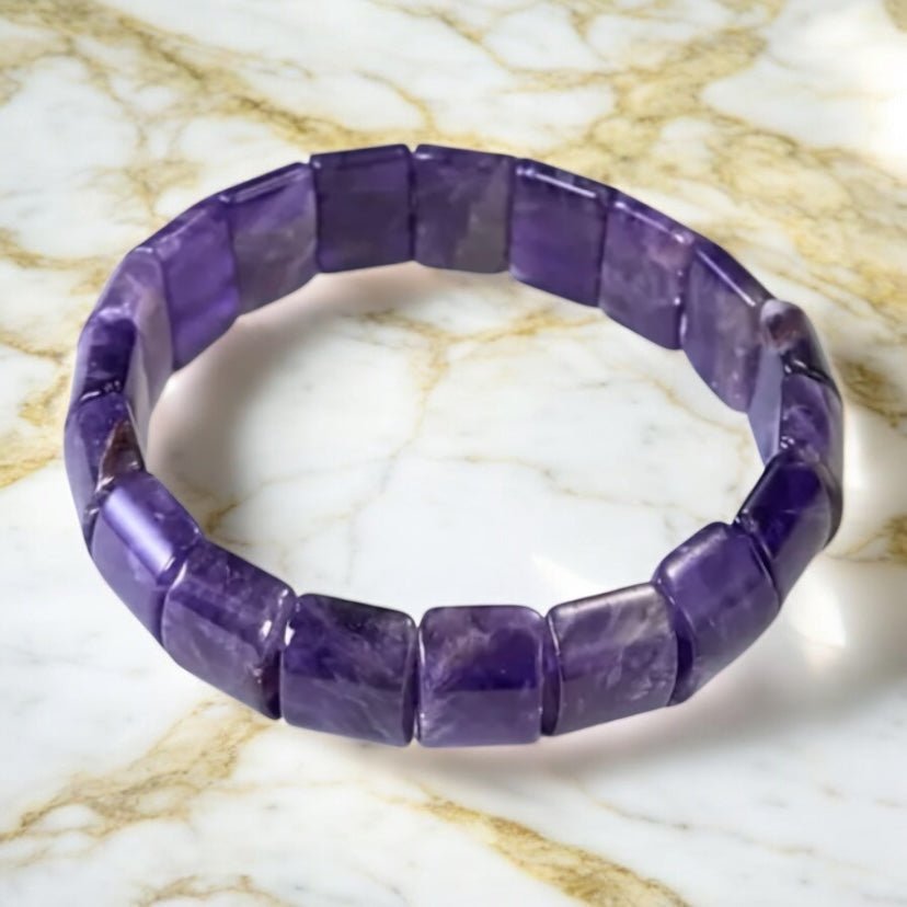 Rundes Amethyst Armband - CrystalScents