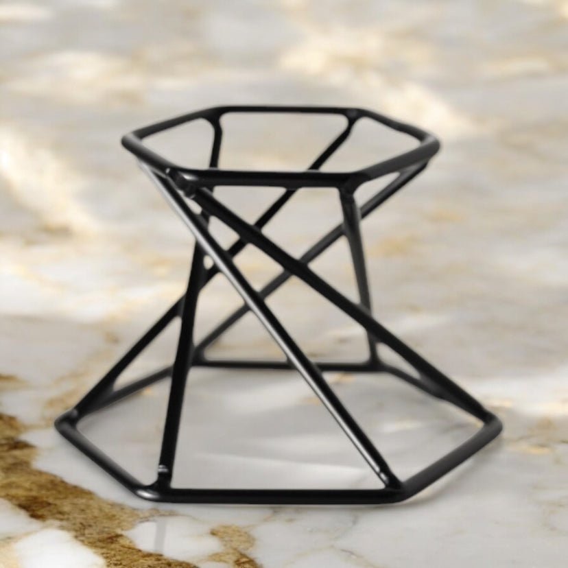 Schwarzer Kugelständer 2 in 1 - CrystalScents