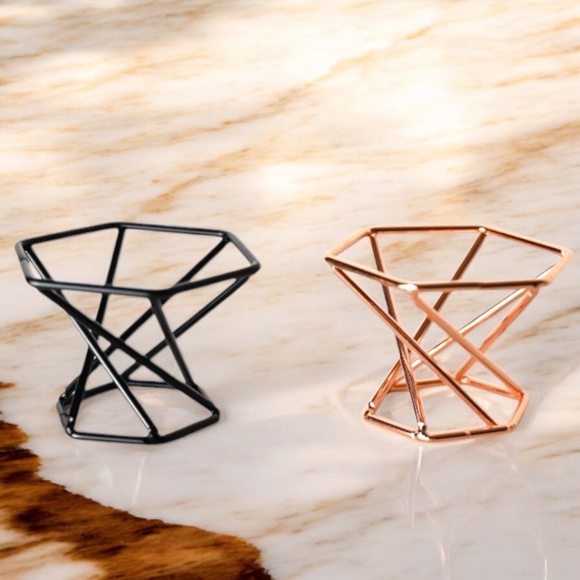Schwarzer Kugelständer 2 in 1 - CrystalScents