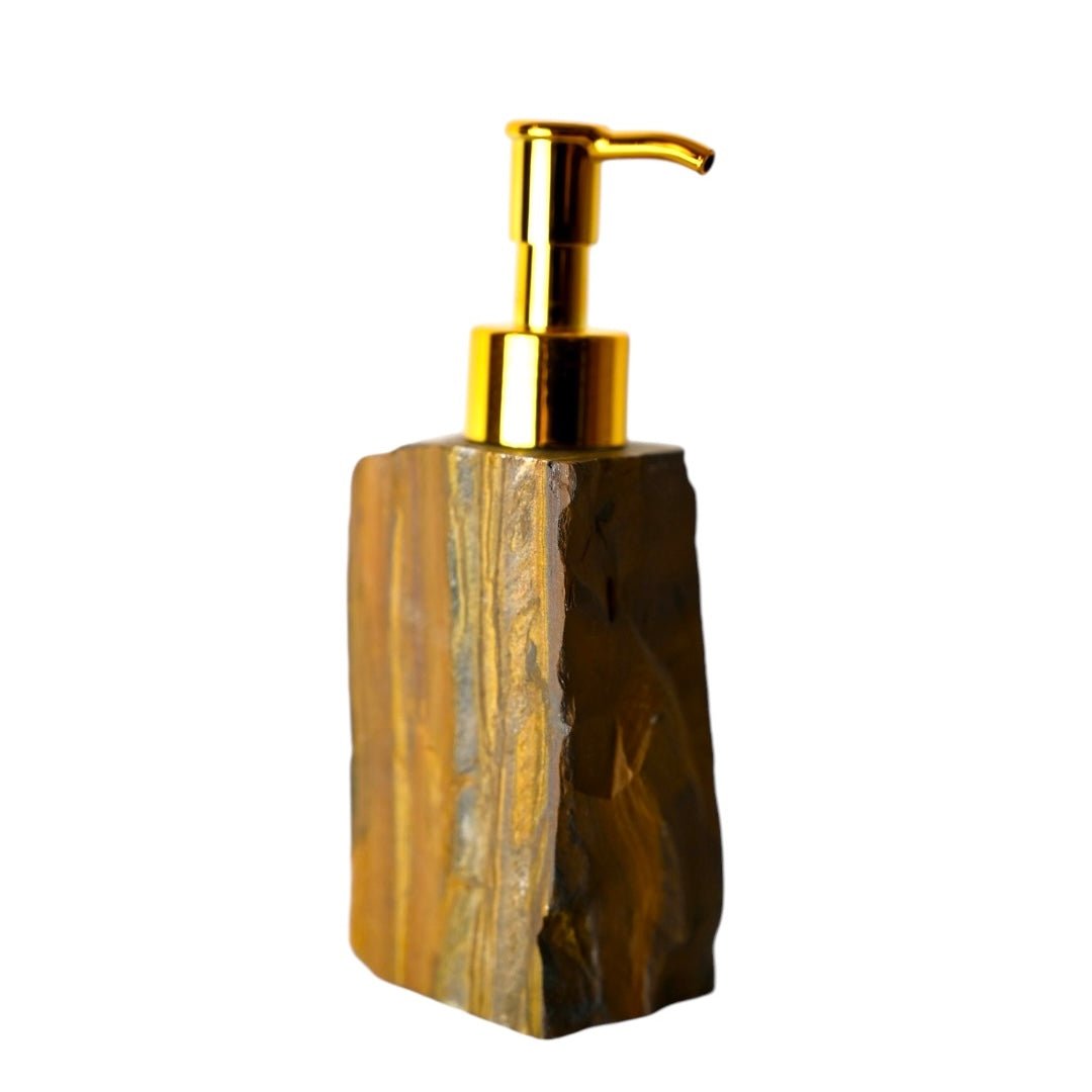 Seifenspender Tigerauge - CrystalScents