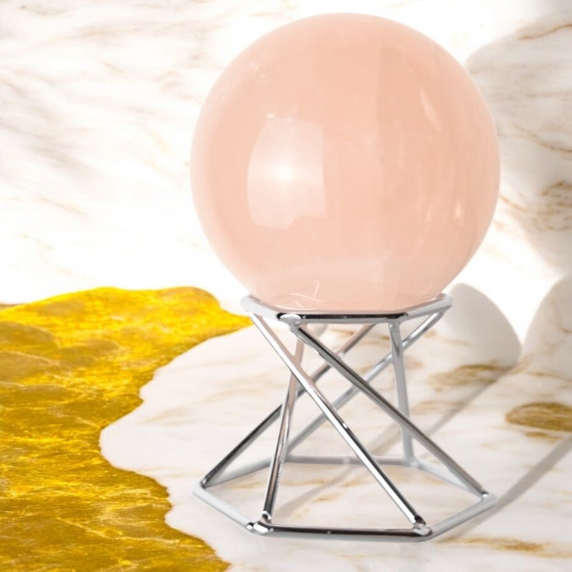 Silberner Kugelständer 2 in 1 - CrystalScents