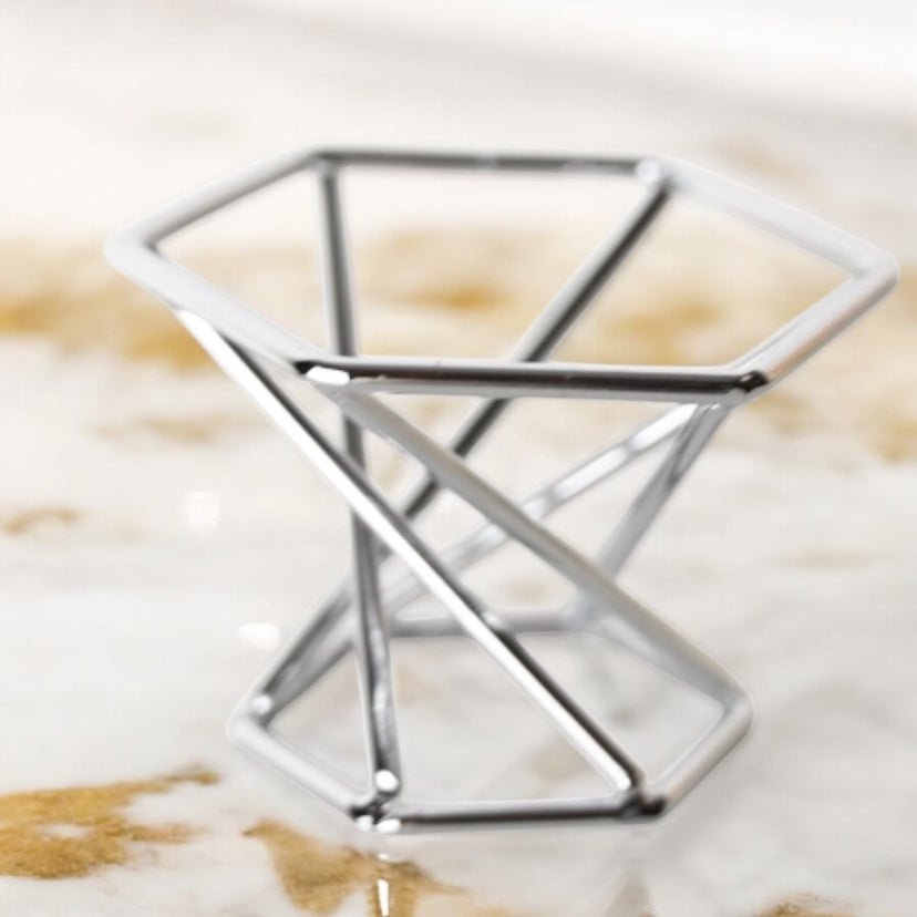 Silberner Kugelständer 2 in 1 - CrystalScents