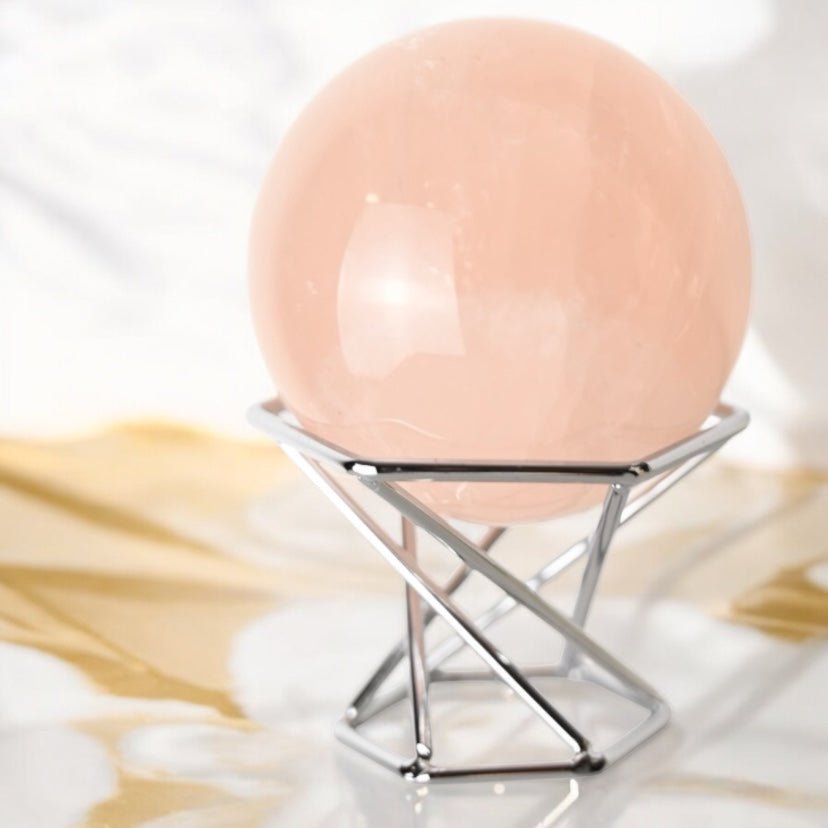 Silberner Kugelständer 2 in 1 - CrystalScents