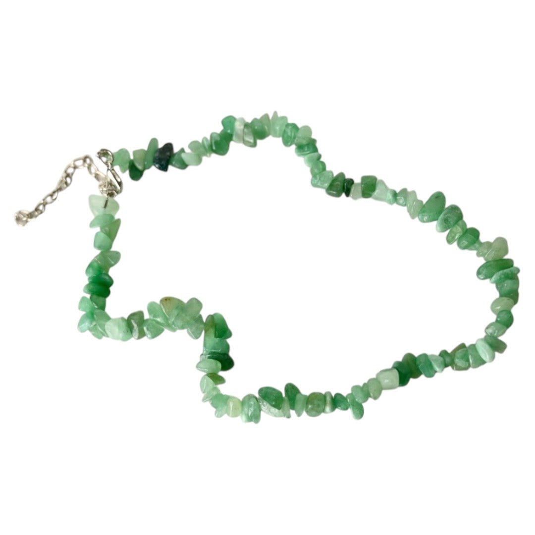 Splitter Halskette Aventurin - CrystalScents