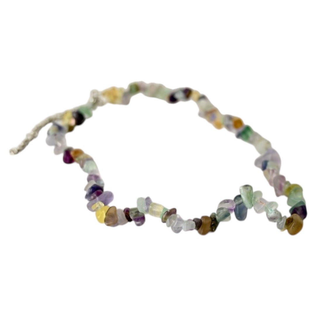 Splitter Halskette Fluorit - CrystalScents