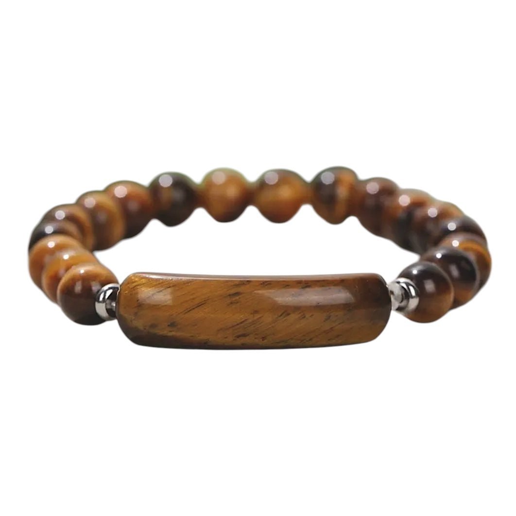 Tigerauge Armband mit Highlight - CrystalScents