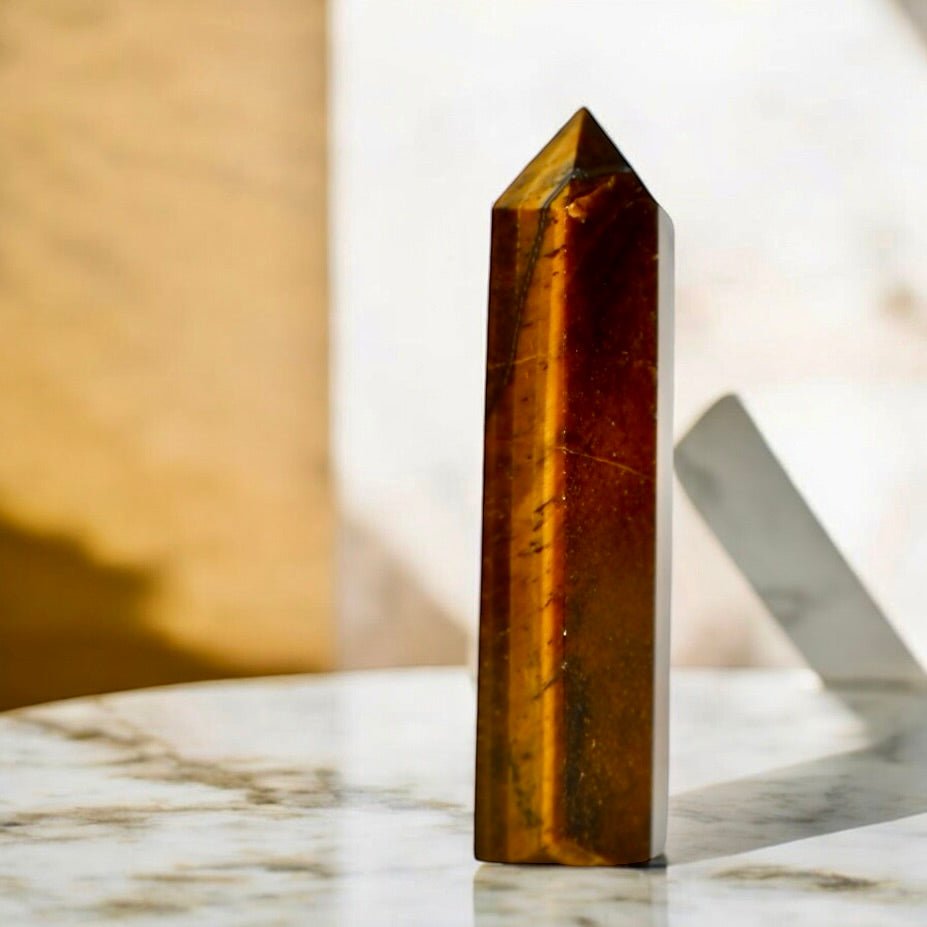 Tigerauge Obelisk - CrystalScents