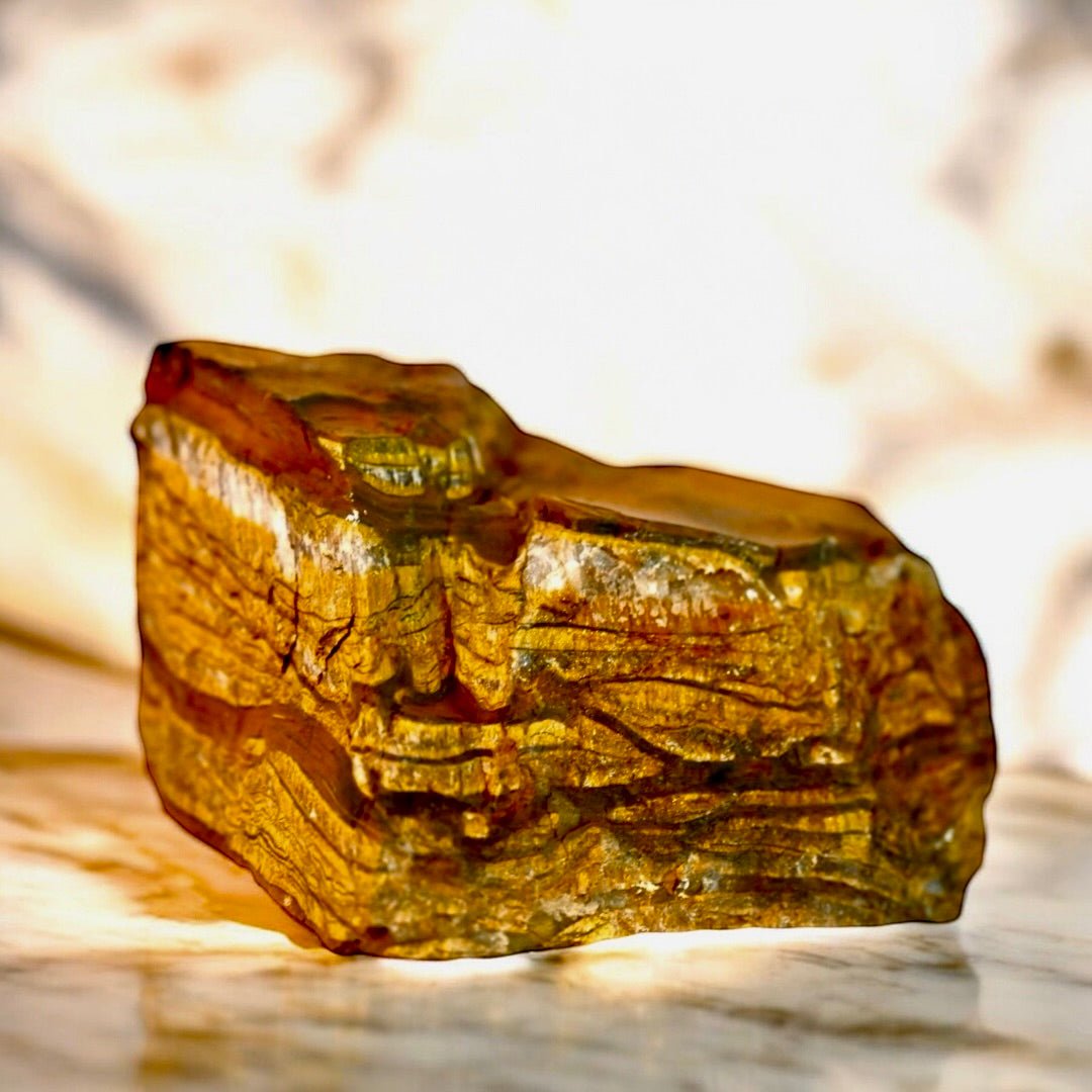 Tigerauge Rohstein - CrystalScents