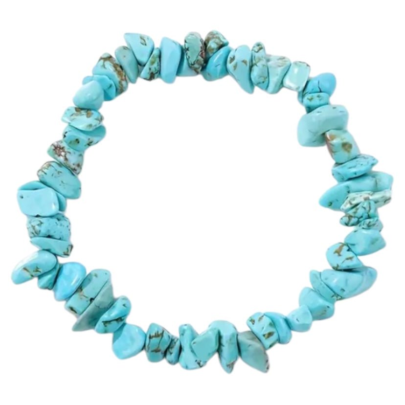 Türkis Splitterarmband - CrystalScents