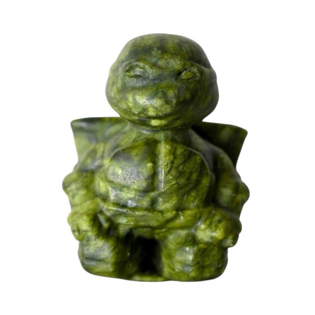 Turtle Ninja aus Serpentin Bo - CrystalScents
