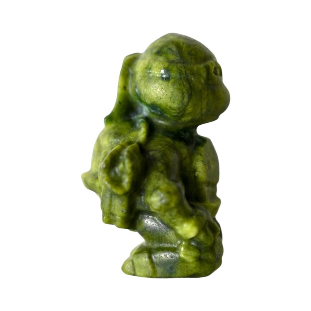 Turtle Ninja aus Serpentin Nunchakus - CrystalScents