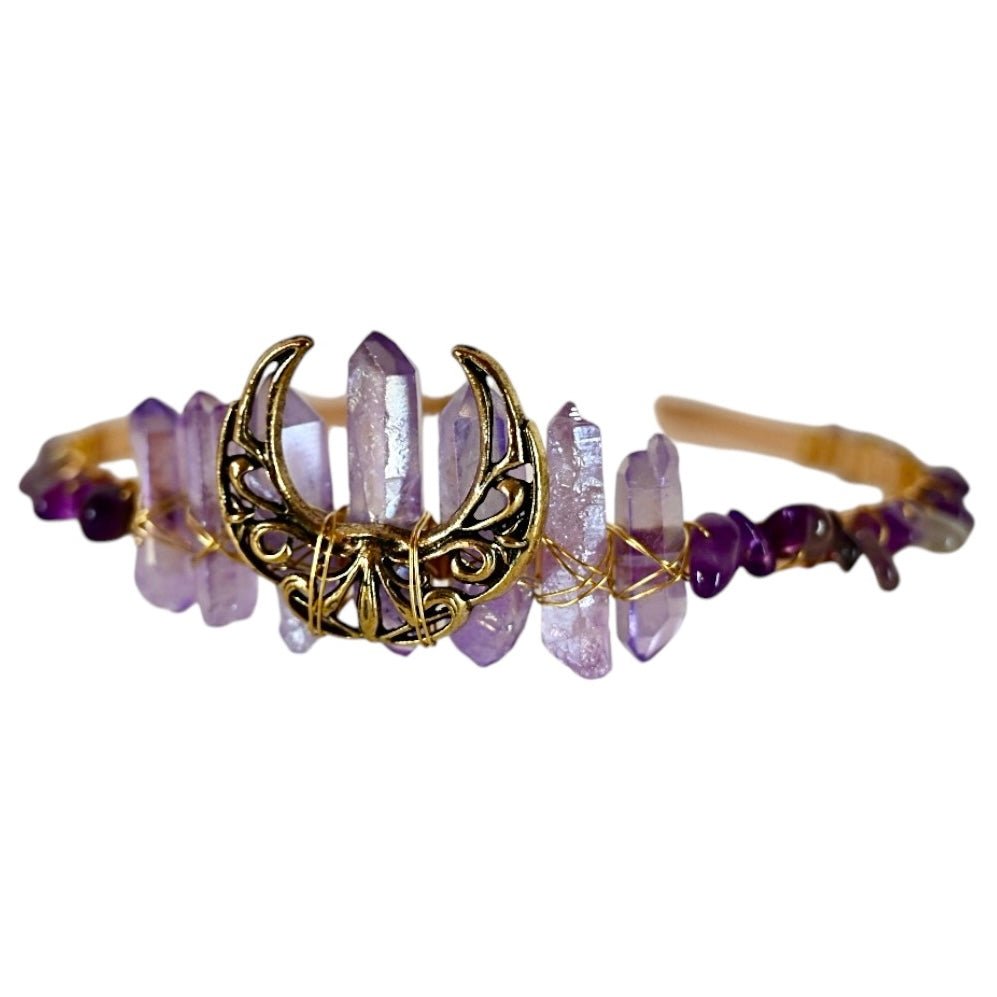 Wunderschöne Amethyst - Tiara - CrystalScents