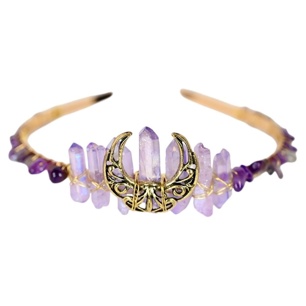 Wunderschöne Amethyst - Tiara - CrystalScents