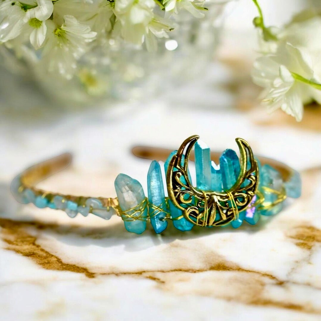Wunderschöne Edelstein - Tiara - CrystalScents
