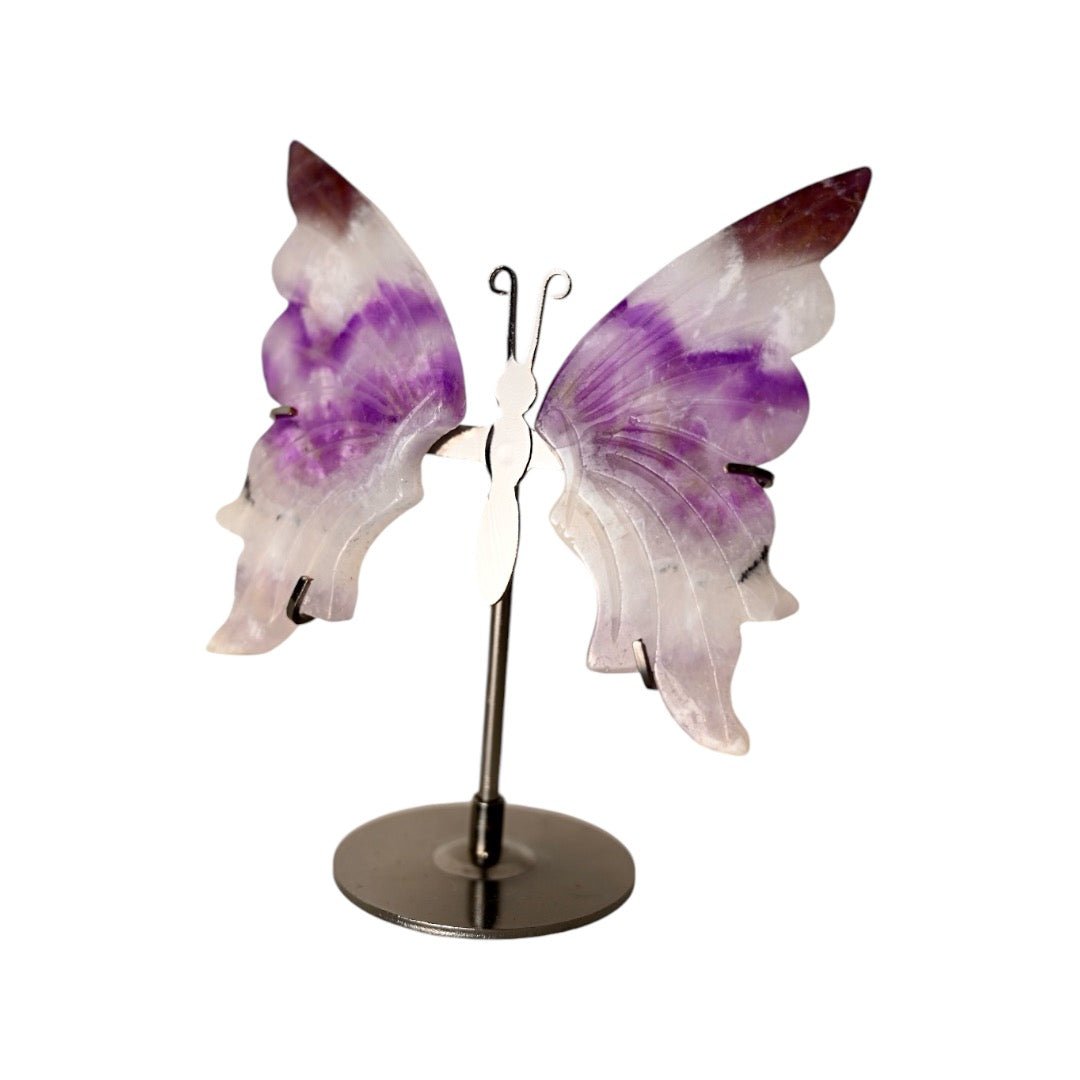 Wunderschöner Schmetterling mit Amethyst - Flügeln - CrystalScents